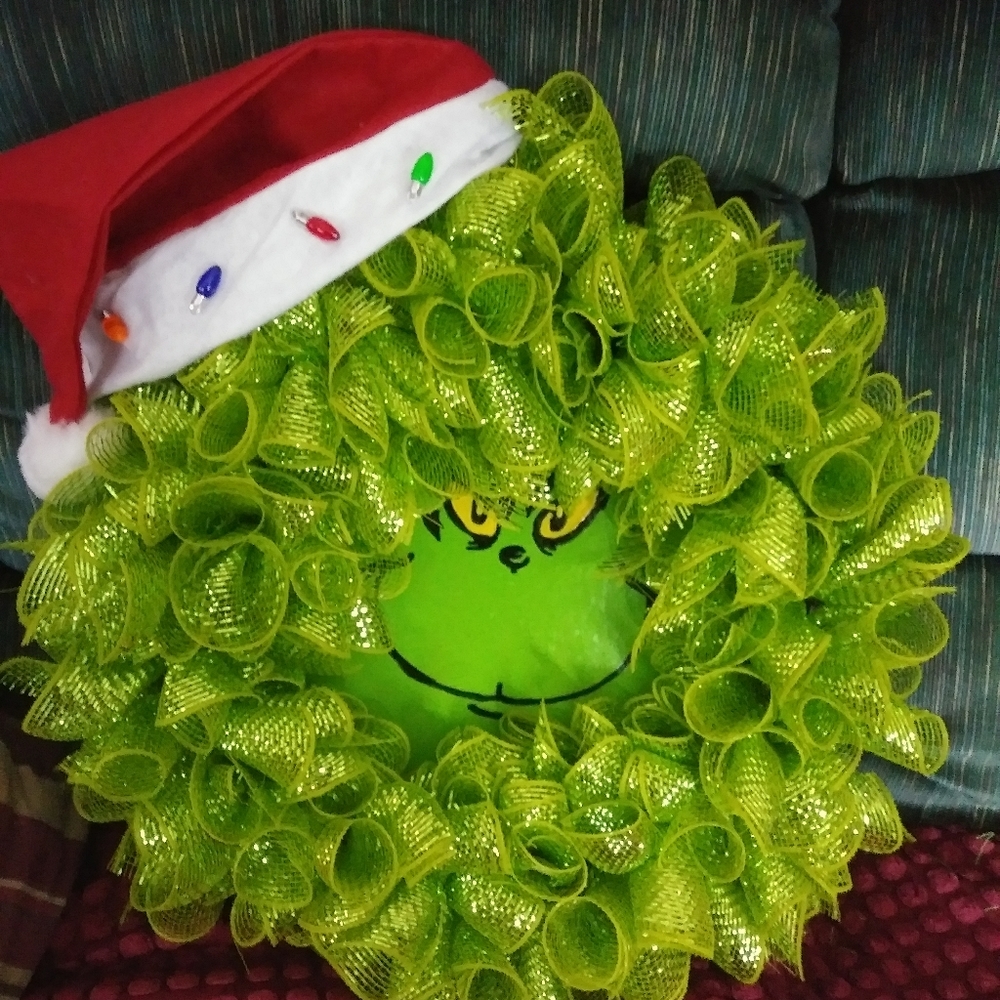 Grinch wreath